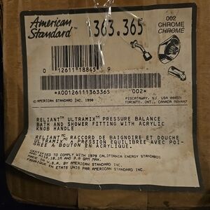 American Standard Tub and Shower Faucet Set Polished Brass - Williamsburg